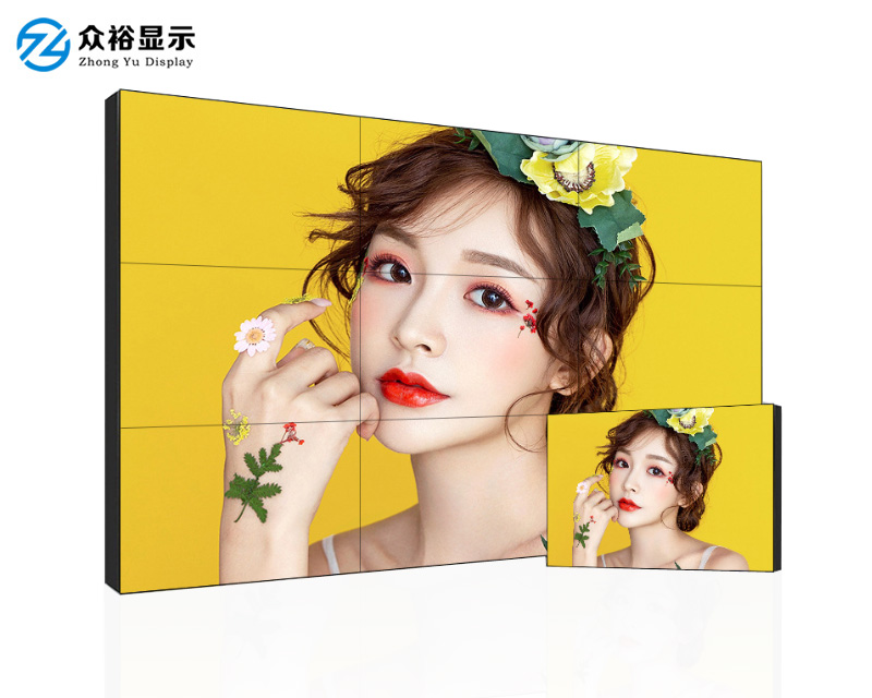 46 49 55寸拼接屏3.5mm监控指挥中心显示lcd大屏墙液晶拼接屏